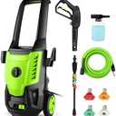 Imdot Electric Pressure Washer 5000 PSI 4.0GPM Portable Power Washer with 4 QC Nozzles, 500ML Foam Cannon for Cars/Fences/Driveways/Home/Patios Cleaning, Green