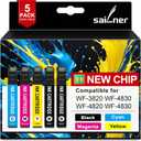 SAILNER Remanufactured Ink Cartridge Replacement for 822XL Ink Cartridges