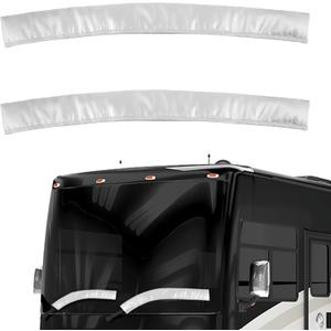 Winter-Proof RV Wiper Cover (Silver) - for Class A Motorhomes - Waterproof, Sun Protection, Insulated to Prevent Ice & Snow Buildup