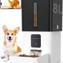 UTCG Automatic Dog Feeder with Camera: 8L/33 Cups 5G WiFi