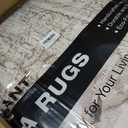 Area Rug Living Room Rugs - 9x12 Abstract Large Soft Indoor Washable Rug Neutral Modern Low Pile Carpet for Bedroom Dining Room Farmhouse Home Office - Vintage Beige