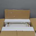 HVH Ceramic Casserole Dish with Lid - Oven Safe, 9x13 Rectangular Baking Dish, 3.5 Quart, Farmhouse Style (White)