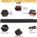 Door Sill Guards Kit Door Entry Guards Protector Wrangler JK Unlimited JKU 4 Door 2007-2018 Front & Rear JK Door Entry Edge Threshold Protection Decor