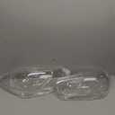 Pair Left and Right Headlight Lens Cover for BMW X3 X4 2018-2022