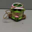 Swing Frog Hanging Planters for Indoor Plants, 6.3 Inch Hanging Baskets for Plants Outdoor, Small Succulent Pots with Drainage Hole, Resin Plant Hangers Outdoor for String Of Pearls, Gift for Mom, Frog Green 