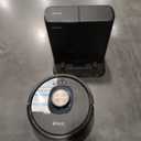 Shark AV2310AE Matrix Self-Emptying Robot Vacuum with No Spots Missed on Carpets and Hard Floors, Precision Home Mapping, Perfect for Pet Hair, Bagless, 45-Day Capacity Base, Wi-Fi Black/Brass