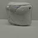 Sealy Luxury 100% Cotton Soft Top Layer, High Loft Comfort EternaLoft Fiberfill, Durable Stretch Corners Mattresses 18 Inches Deep Machine Washable Fitted Mattress Pad, Queen Size, White