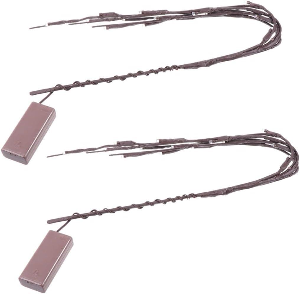 2pcs Led Tree Branch Lights Warm LEDs for Home Decor Christmas Decoration and Events Battery Not Included Elegant Lighting