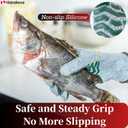 HandLove Cut Resistant Gloves, 100% Food Contact Safe, CE Level 5 Premium Protective Cutting Gloves (Small, Green)