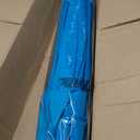 Blissun 9' Outdoor Patio Umbrella, Outdoor Table Umbrella, Yard Umbrella, Market Umbrella with 8 Sturdy Ribs, Push Button Tilt and Crank (Light Blue)
