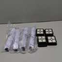 for Bissell CrossWave Vacuum Cleaner Replacement Parts 4 Pack 1868 Bissell CrossWave Multi-Surface Brush Rolls Tangle-Free+ 4 Pack 1866 Replacement Vacuum Filters Compare Part 1608683 1608684