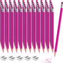 60 PCS Pink Pencils Bulk with Eraser, Pre-Sharpened HB Spring & Easter Pencils for Kids, School Supplies for Writing, Drawing & Easter Art Crafts (Pink)
