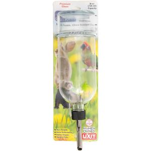 Lixit Chew Proof Flat Sided Water Bottles for Rabbits, Ferrets, Rats, Birds, Hamsters, Guinea Pigs, Chinchillas Gerbils and Other Small Animals (26oz Heavy Duty)