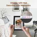 Heimlove 9x12 Picture Frames Set of 3 with Mat to Display 6x8 Picture,Plastic Black Photo Frame for Poster,Diploma,Certificate and Document with Gallery Wall Frame Set