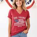 Womens Short Sleeve V Neck T-Shirt Summer Top Basic Casual Tee 2026 (M)