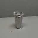 Cuisinox Stainless Steel Cocktail Shaker with Lid and Strainer, Hammered Finish, 9.4"- 24 oz