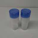 [32 oz 10 Pack] Food Storage Freezer Containers Clear Bottom with Blue Twist Top Lids Reusable, Plastic Airtight Meal Prep Containers BPA Free | Stackable | Leakproof | Microwave/Dishwasher Safe