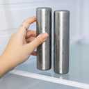 Outset Stainless Steel Cylinder Ice Packs, Set of 2 Metal Lunch Box Coolers, Set of 2 Cylindrical Travel Packs