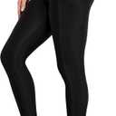 ATTRACO Womens Swim Pants with Pockets Long Swim Leggings High Waisted Swimming Pants (Medium)