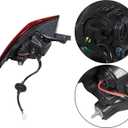 Replacement for Mazda CX-9 2016-2023 Outer Tail Light Right Side TK5051150 W/Eyebrow Lights