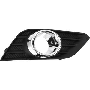 Fog Light Grill for Buick Encore 2013-2016 No.95470235 Front Right Front Lower Bumper Fog Light Cover Inserts Black,Silver Tone 1 Pc