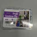 2 x 24 Pcs Small Carabiner,1.97 inch Small Spring Snap Hook, Carabiner Clips for Outdoor Camping, Swing, Hammock, Hiking, Fishing, Quick Link Keychain,for Bird Feeders or Dog Leash.M5