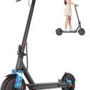 VOLPAM Electric Scooter with Double Suspension, 350W Strong Motor, Max 19 MPH Top Speed & 17 Miles Range, 8.5" Foldable E Scooter with Smart APP, Cruise Control