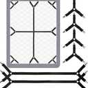 6PCS Bed Sheet Straps, Fitted Sheet Straps, Adjustable Sheet Clips, Fits of Mattresses, Enhance Your Sleeping Experience
