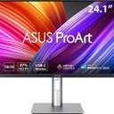 ASUS ProArt 24 (24.1 viewable) 16:10 HDR Professional Monitor (PA248CRV) - IPS, (1920 x 1200), 97% DCI-P3, E < 2, Calman Verified, USB-C PD 96W, DisplayPort, Daisy-Chain, Ergonomic