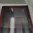 Challenge Coin Display Case, Lockable Military Coin Holder Cabinet with Removable Star Board & HD Tempered Glass Door, Solid Wood Wall Mount Coins Collection Rack Stand, Black