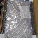 Aluminum Dog Door for Exterior, Cutout Size 14 1/2''W x 25 1/8''H, Heavy Duty Magnetic Double Flap for Extreme Weather, Energy-Efficient, Easy to Assemble, Lockable Panel Included, Sliver (X-Large)