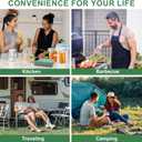 Mini Vacuum Sealer for Food, 3 in 1 Portable Vacuum Food Sealer Machine with 15 Vacuum Bags, Wet and Dry Use, Digital Countdown Timer, Ideal for Home Kitchen and Travel Use