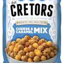G.H. Cretors Cheese & Caramel Mix Flavor Popcorn King Size Single Serving Bags (6 Pack - 4.5 Oz Each), BBD 11/29/26