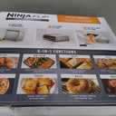 Ninja Air Fryer Toaster Oven Combo | 8-in-1 Functionality | Flip Up & Away for Storage Space | Air Fry Basket, Sheet Pan, Wire Rack & Removable Crumb Tray |1800 Watt | Stainless Steel | SP151, 17.01 in L X 15.75 in W X 7.68 in H
