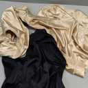 Vanity Fair Women's Body Caress Flexible Fit Panties (9, Hi Cut - 3 Pack - Neutral/Neutral/Black)