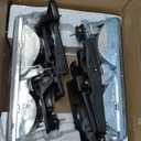 PIT66 LED DRL Headlight Assembly Compatible with 2003-2006 Chevy Silverado 1500 2500 3500 HD Model/ 03-06 Avalanche 1500 2500(Fit No Cladding only) Pair Headlamps