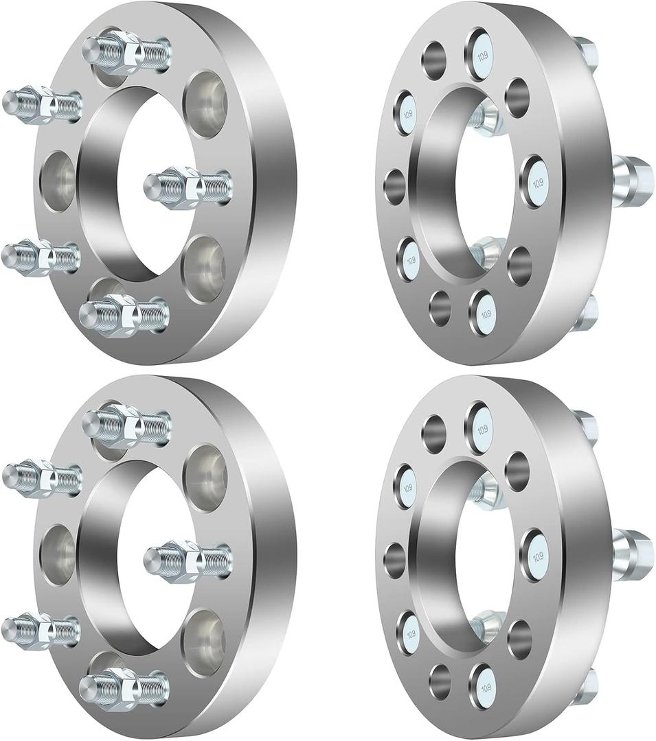 ECCPP 5 Lug 1"(25mm) Wheel Spacers 5x4.75 to 5x4.75 5x120.65MM fits for 1984-2019 for Chevrolet Corvette |1987-2005 for Chevrolet Blazer |1982-2002 for Chevrolet Camaro with 12x1.5 Studs-4PCS