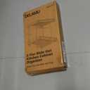 OCG 2 Tier Pull Out Cabinet Organizer (15.5" W x 21" D), Pull Out Drawers for Kitchen Cabinets, Pull Out Shelves for Base Cabinet Organization in Kitchen Bathroom Pantry, Chrome Finish