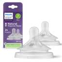 Philips Avent Natural Baby Bottle Nipple, Newborn 0M+, 2pk, SCF651/23