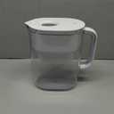 Waterdrop Water Filter Pitcher with 1 Filter, 200-Gallon Long-Life, 10-Cup Large Water Filter Pitcher, NSF Certified, 5X Times Lifetime, Reduces PFOA/PFOS, Chlorine, White