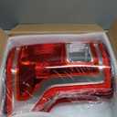 RANSOTO F150 Tail Light Compatible With Ford F-150 2015 2016 2017 Rear Brake Lights with Bulbs Left Driver Side Tail Lamps Replace FL3Z13405A-PFM, FO2800239