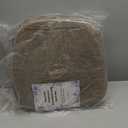 OVOV 14x14 Chair Cushions for Metal Dining Chairs Set of 4 Non Slip Thick Textured Chair Pads for Dining Chairs with Ties and Removable Cover (4, Dark Grey)