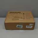 Biometric Smart Gun Safe with Wireless Charging for Phone&Watch, 3 Quick Access Stopbox with Fingerprint Backlit Keypad - Compact Bedside Drawer Safe with LED Light, 24/7 Digital Clock handgun safe (DEEP BLACK)