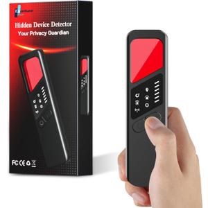 7-in-1 Hidden Camera Detectors,Bug Detector, Hero Privacy Pen, rf Detector,GPS Tracker Detector,Anti spy Detector,Listening Device Detector in Travel,Car,Office,Hotel to Protect Privacy Black