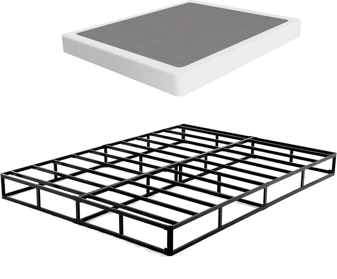NOAH MEGATRON 7 Inch Box Spring King, Low Profile Metal Boxsprings/Mattress Foundation/Bunkie Board - 3000LBS Strong Steel Structure/Easy Assembly (King)