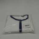 PLEPAN Mens Henley Shirts Crewneck Short Sleeve Casual Cotton T-Shirts with Contrast Color Collar (X-Large)