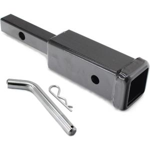 X-Haibei 1-1/4" to 2" Trailer Hitch Adapter Receiver, fits for 1-1/4 Inch Receiver 7 Inch Extension Length, 350 Lbs Tongue Weight, 5/8 inch Hitch Pin