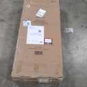 Linon Harris White Solid Pine Backless Nook with Interior Storage