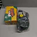 Flexi Hose with 8 Function Nozzle, 25FT - Lightweight Expandable Garden Hose, No-Kink Flexibility, 3/4 Inch Solid Brass Fittings and Double Latex Core - Black and Green