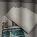 HOMEIDEAS Non-See-Through White Privacy Sheer Curtains 52 X 84 Inches Long 2 Panels Sheer Curtains Light Filtering Window Curtains Drapes for Bedroom Living Room